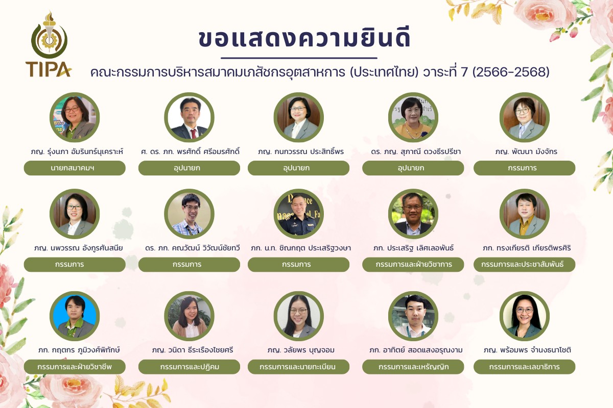 ขอแสดงความยินดีคณะกรรมการวาระ2566-2568